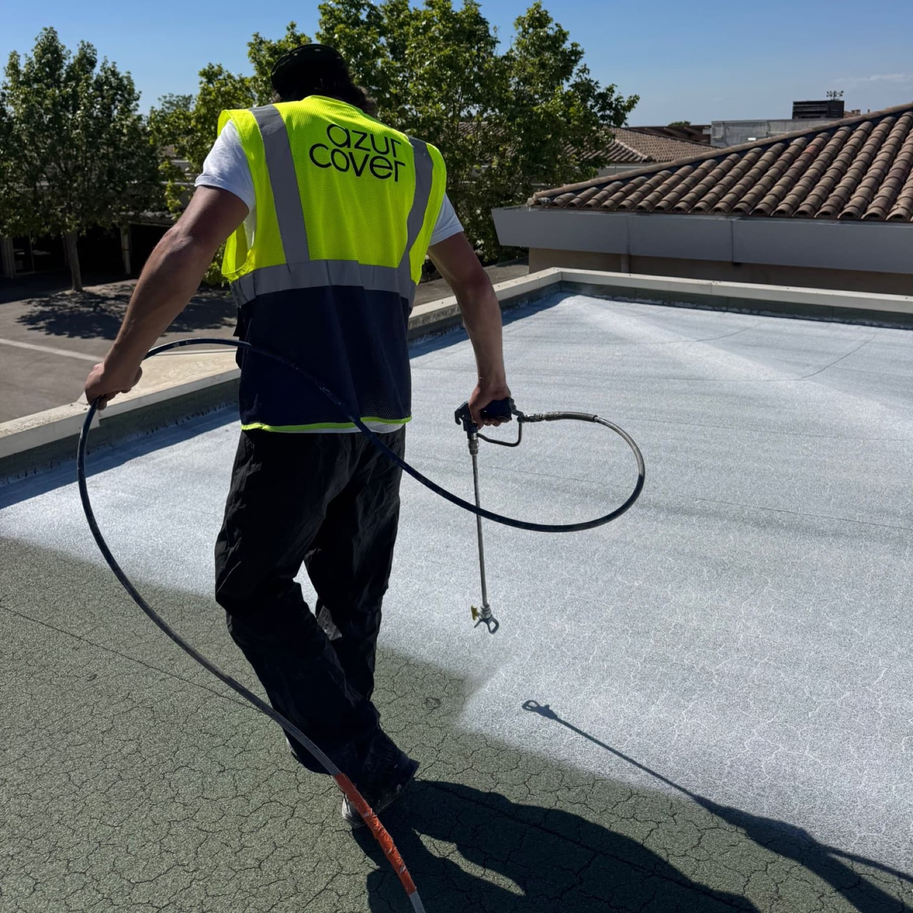 Équipement public à Vitrolles traité Cool Roofing